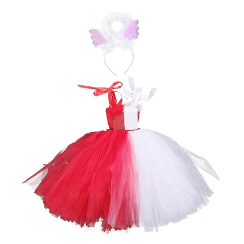 COLLBATH Mädchen-anziehparty-kostüme Engel Halloween Prinzessinnenkleid Festival Ausgefallene Kleidung Bequem Und Atmungsaktiv COLLBATH Mädchen-anziehparty-kostüme Engel Halloween Prinzessinnenkleid Festival Ausgefallene Kleidung Bequem Und Atmungsaktiv von COLLBATH