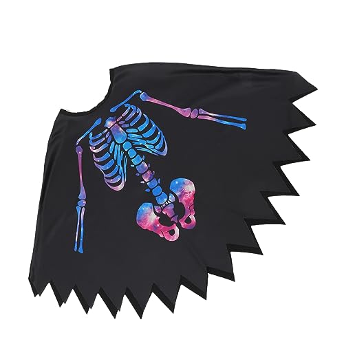 COLLBATH Einzigartiges Skelett-umhang-kostüm in Voller Länge mit Kapuze für Horror-halloween von COLLBATH