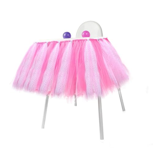 COLLBATH Handgemachter Rosa Silberner Tutu Tischrock Für Hochstuhl Und Geburtstagstischdekoration Für Shower Und Kindergeburtstag Mehrlagig Und Elegant COLLBATH Handgemachter Rosa Silberner Tutu Tischrock Für Hochstuhl Und Geburtstagstischdekoration Für Shower Und Kindergeburtstag Mehrlagig Und Elegant von COLLBATH