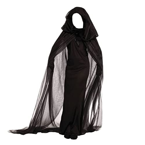 COLLBATH Hexenkostüm Damen Vampir Rollenspielkleid Für Halloween Cosplay Accessoire S Leichter Weiches Material Auffälliges Design Für Partys von COLLBATH