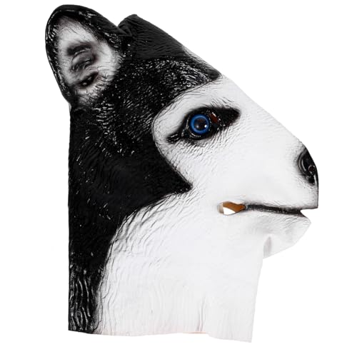 COLLBATH Maskenrequisiten halloween kostüm halloween costume tiermaske Halloween-Maske Hundekopfmaske kleidung Hundemaske für Erwachsene Maske Cosplay Requisiten Erwachsener Leistungsbedarf von COLLBATH