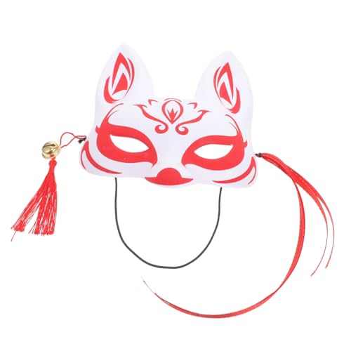 COLLBATH Japanische Maske halloween masken halloweenmaske Maskerade-Maske Fuchs-Cosplay-Masken kirschblüten Stufenmaske Fuchsmaske Cosplay-Partymaske Japanischer Stil bilden Requisiten Kind von COLLBATH