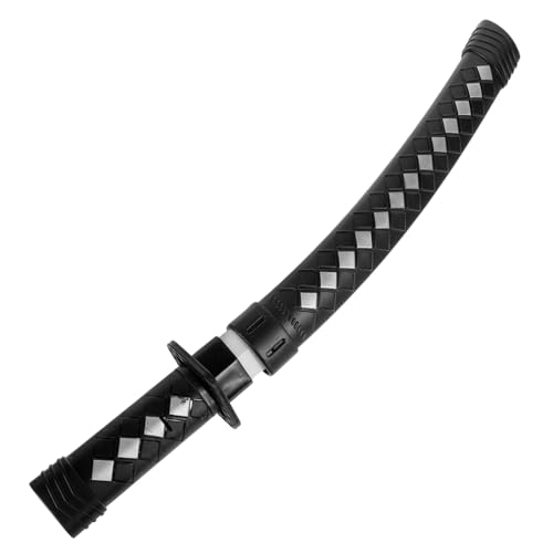 COLLBATH Japanisches Katana Leichtes Sicheres Cosplay für Erwachsene Schwarzes Plastik Ninja als Kostümrequisite für Halloween Party und Bühnenaufführungen von COLLBATH