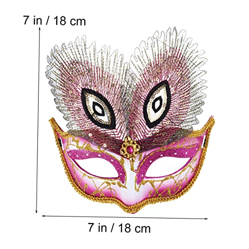 COLLBATH Karnevalsmaske Persönlichkeitsmaske venezianische Maske venezianische kostüme männlich Maskenball Masken graceling gracy women Halloween-Maske Pfau-Maske Erwachsener schmücken Kind von COLLBATH