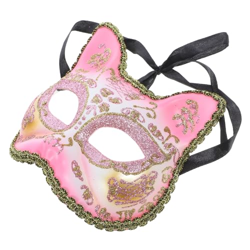 COLLBATH Katzenmasken für Halbe Gesichtsmaske im Katzen Design für Halloween Cosplay und Partys Kreative Dekoration für Fotos und Veranstaltungen COLLBATH Katzenmasken für Halbe Gesichtsmaske im Katzen Design für Halloween Cosplay und Partys Kreative Dekoration für Fotos und Veranstaltungen von COLLBATH