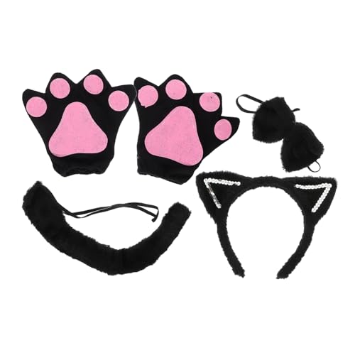 COLLBATH Katzenkostüm-zubehör Katzenohr-stirnband Tierkostüm-set Bequem Und Stilvoll Cosplay- -accessoire Foto-requisiten Halloween-kostüm COLLBATH Katzenkostüm-zubehör Katzenohr-stirnband Tierkostüm-set Bequem Und Stilvoll Cosplay- -accessoire Foto-requisiten Halloween-kostüm von COLLBATH