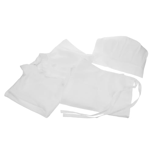 COLLBATH Kochkostüm Set Weiß Langarm Kochschürze Kochmütze für Jungen Mädchen Bäcker Outfit für Backen Kochen Rollenspiel Geburtstag Fest COLLBATH Kochkostüm Set Weiß Langarm Kochschürze Kochmütze für Jungen Mädchen Bäcker Outfit für Backen Kochen Rollenspiel Geburtstag Fest von COLLBATH