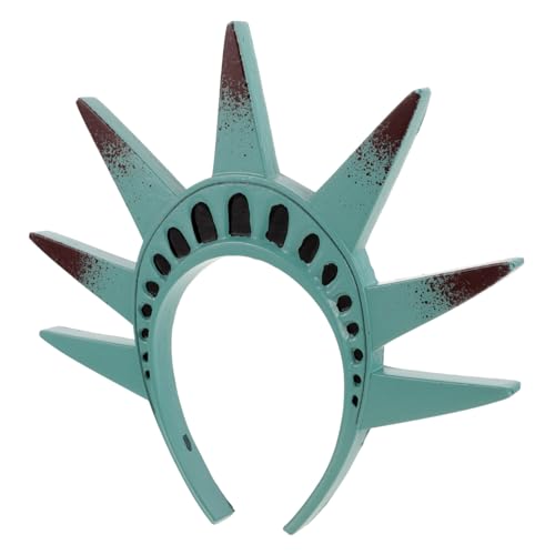 COLLBATH Kopfschmuck Freiheitsstatue Stirnband Für Halloween Cosplay Patriotische Feiern Kostüm Haarreif Kopfbedeckung Souvenir New York City Party Accessoire von COLLBATH