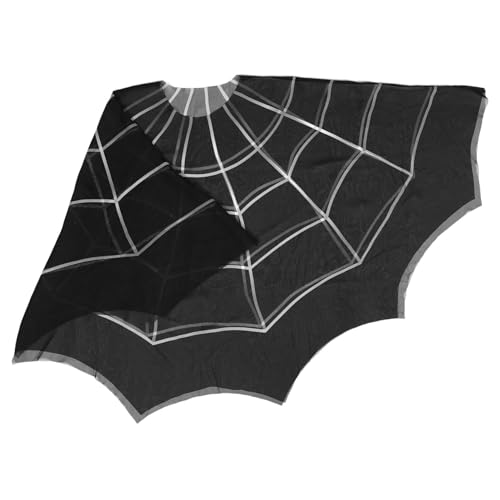 COLLBATH Kreatives Halloween Cosplay Cape mit Spider Design für Rave Kostümparty und Maskerade Vielseitiges Kostümzubehör für Unvergessliche Auftritte COLLBATH Kreatives Halloween Cosplay Cape mit Spider Design für Rave Kostümparty und Maskerade Vielseitiges Kostümzubehör für Unvergessliche Auftritte von COLLBATH