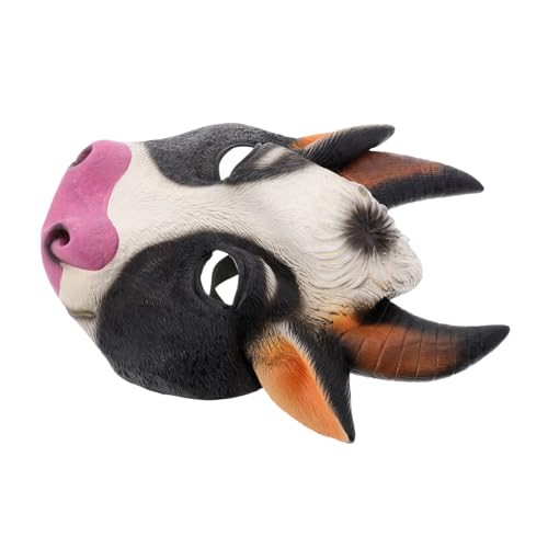 COLLBATH Einzigartige Kuh Tiermaske für Erwachsene Halloween Kostüme Maskerade Party Kopfbedeckung von COLLBATH