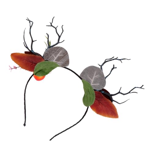COLLBATH Lustiges Hirschgeweih Stirnband mit Ästen und Vogel für Halloween Weihnachtsfest Erwachsene Party Haarreif Cosplay Haarschmuck COLLBATH Lustiges Hirschgeweih Stirnband mit Ästen und Vogel für Halloween Weihnachtsfest Erwachsene Party Haarreif Cosplay Haarschmuck von COLLBATH