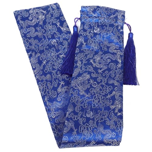 COLLBATH Mahjong Rack Hülle für American Mahjong Stoff Schutzhülle Kordelzug Tasche Effektiver Drückerschutz Dekorative Aufbewahrung für Zubehör von COLLBATH