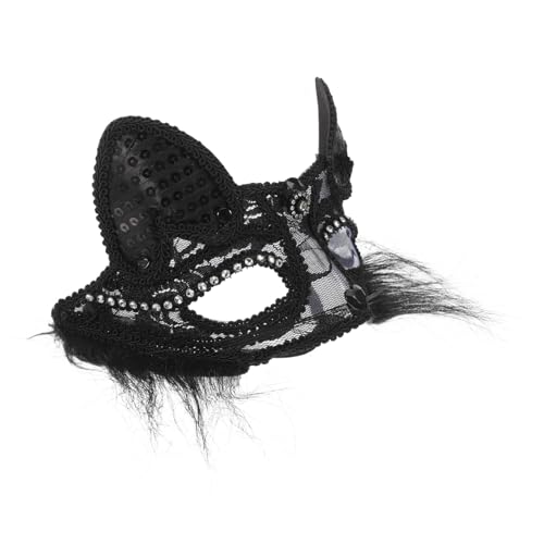 COLLBATH Masquerade Katzenmaske Venezianisch Spitzenmaskerade Halloween Kostüm Party Fasching Karneval Verkleidung Zubehör für Damen und Herren von COLLBATH