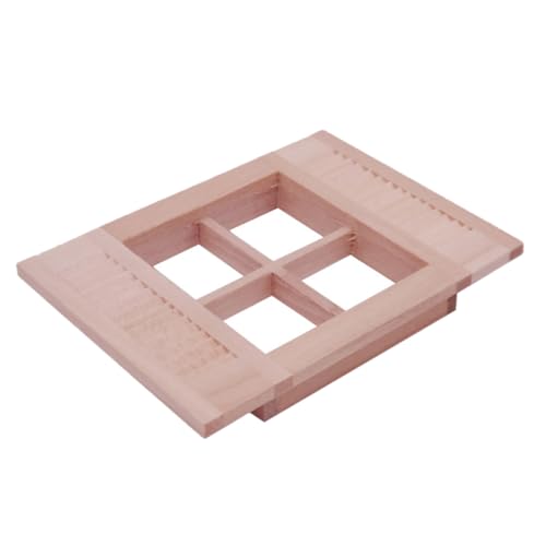 COLLBATH Maßstab Realistisches Design Perfektes Zubehör für Mini Häuser Langlebige Holzmaterialien für Detailgestaltung von COLLBATH