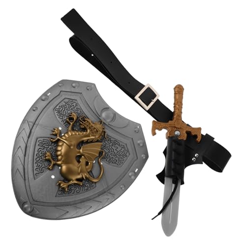 COLLBATH Medieval Kostüm Set mit Gürtel Schild und Schwertscheide Vielseitige Cosplay Accessoires für Piraten Ritter und Renaissance Festspiele Historische Verkleidung für Theater und Party COLLBATH Medieval Kostüm Set mit Gürtel Schild und Schwertscheide Vielseitige Cosplay Accessoires für Piraten Ritter und Renaissance Festspiele Historische Verkleidung für Theater und Party von COLLBATH