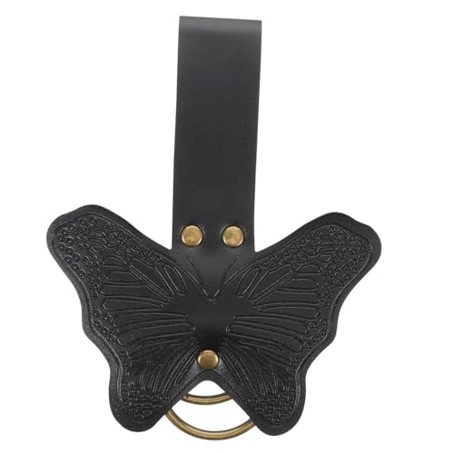 COLLBATH Medieval Renaissance Lederring Hüftgürtel Schmetterlings-Design Mittelalterliches Gürtel-Accessoire für Damen Cosplay Halloween Vintage Kostüm COLLBATH Medieval Renaissance Lederring Hüftgürtel Schmetterlings-Design Mittelalterliches Gürtel-Accessoire für Damen Cosplay Halloween Vintage Kostüm von COLLBATH