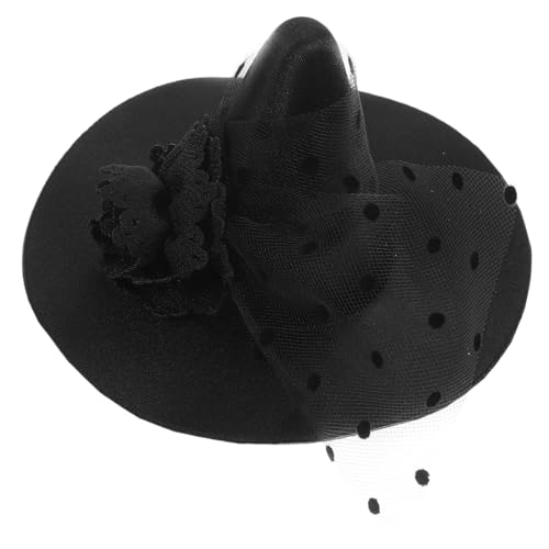 COLLBATH Miniatur Hexenhut aus Leicht Halloween Party Dekoration Cosplay Kopfschmuck für Erwachsene von COLLBATH