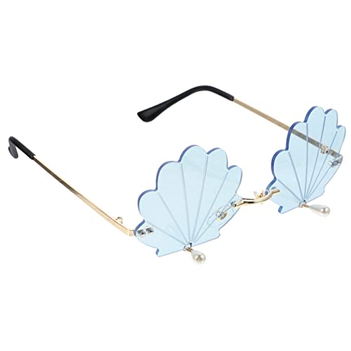 COLLBATH Muschel-sonnenbrille Rahmenlose Sonnenbrille Für Damen Party-sonnenbrille Lustige Sonnenbrille Für Frauen von COLLBATH