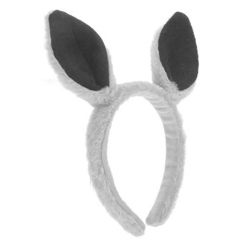 COLLBATH Niedliches Graues Stirnband mit Tierohren Cartoon Tierkopfschmuck für Frauen Vielseitiges Haarband für Karneval Party Halloween und Alltag Einzigartiges und Fotorequisite COLLBATH Niedliches Graues Stirnband mit Tierohren Cartoon Tierkopfschmuck für Frauen Vielseitiges Haarband für Karneval Party Halloween und Alltag Einzigartiges und Fotorequisite von COLLBATH