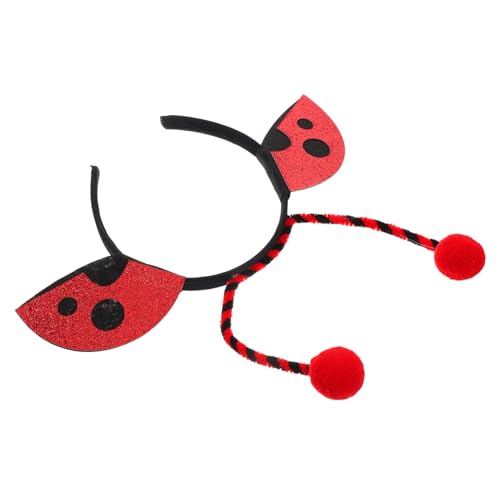 COLLBATH Niedliches Marienkäfer Stirnband Party Haarreifen Cartoon Haarschmuck für Erwachsene Festival Kostüm Zubehör Weich Bequem Langlebig von COLLBATH
