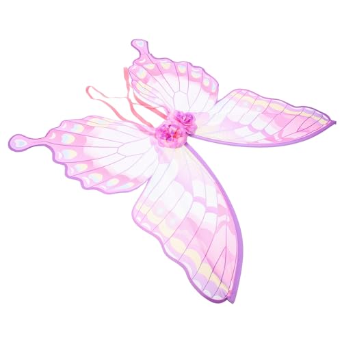 COLLBATH Ostern verkleiden große Feenflügel Cosplay schmetterling kostüm Schmetterlingsfeenflügel buterfly schmetterlingsflügel Kostüm Flügel Feenflügel für Mädchen Polyester Rosa von COLLBATH