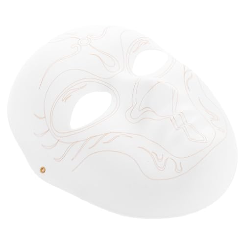 COLLBATH Halloween Maskerade Party Blank Unbemalt Papier Mache Cosplay Jungen Und Mädchen Decor Weiß Papier Mache COLLBATH Halloween Maskerade Party Blank Unbemalt Papier Mache Cosplay Jungen Und Mädchen Decor Weiß Papier Mache von COLLBATH
