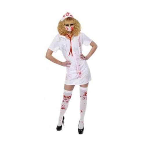 COLLBATH blutige Sockengamaschen Party-Maskerade Cosplay-Requisiten Blutsocken Prop Halloween-Blutstrumpf Abschlussball bilden Krankenschwester Weiß von COLLBATH