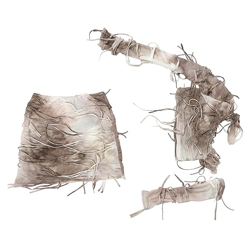 COLLBATH Einzigartiges Halloween-Kostüm bauchfreies Top lässiges Damen-Outfit kurzer Rock stilvolles Kleiderset COLLBATH Einzigartiges Halloween-Kostüm bauchfreies Top lässiges Damen-Outfit kurzer Rock stilvolles Kleiderset von COLLBATH