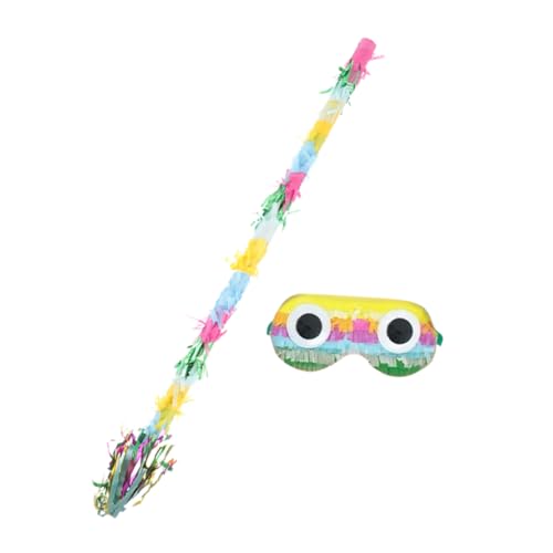 COLLBATH Pinata Mit Schläger Und Augenmaske Lustiges Für Kindergeburtstag Und Feste Teiliges Für Blinde Party Spiele Und Festliche Dekorationen von COLLBATH