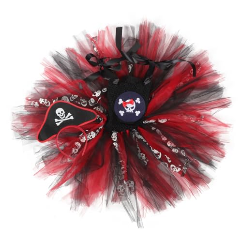 COLLBATH Piratenkostüm Teiliges mit Kleid und Kopftuch Halloween Kostüm Mädchen Leichtes Bequemes Material für Karneval Mottoparty Bühnenauftritt und Verkleidung von COLLBATH
