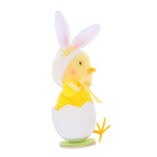COLLBATH Plüsch mit Kaninchenohren Hut Niedliche Eier Dekoration für Ostertisch Ergänzung für Frühlingsfeiern und Ostern von COLLBATH