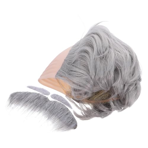 COLLBATH Realistische Glatzenmütze mit Gesichtsbehaarung für Erwachsene Langlebig Wiederverwendbar Komfortabel Halloween kostüm und Cosplay Zubehör für Männer und Frauen COLLBATH Realistische Glatzenmütze mit Gesichtsbehaarung für Erwachsene Langlebig Wiederverwendbar Komfortabel Halloween kostüm und Cosplay Zubehör für Männer und Frauen von COLLBATH