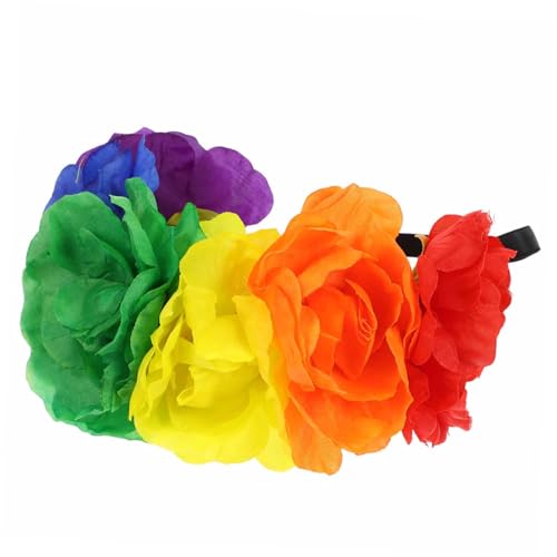 COLLBATH Blumenstirnband Lgbt Haarband Elastisches Stirnband Pride Month Kopfbedeckung Festival Haar-accessoire Wiederverwendbar Für Partys Und Kostüme COLLBATH Blumenstirnband Lgbt Haarband Elastisches Stirnband Pride Month Kopfbedeckung Festival Haar-accessoire Wiederverwendbar Für Partys Und Kostüme von COLLBATH