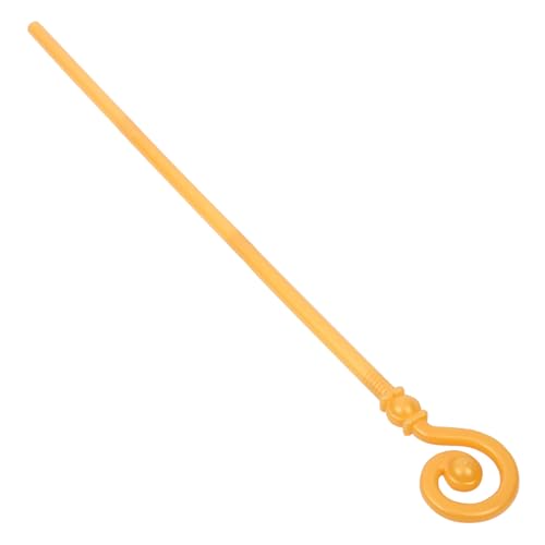 COLLBATH -Requisiten Halloween-spazierstock Partystock Wanderrohr/Stick Rohrstütze Halloween-Cosplay-zauberstab Cosplay Gehstock Requisite Kostümstock Stock Für Kostüm Plastik Golden von COLLBATH