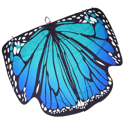 COLLBATH Schmetterling Umhang Für Damen Aus Polyester Flügel Mantel Für Cosplay Und Partys Blau Grün Mit Großen Schmetterlingen Ideales Kostümzubehör Für Erwachsene Und Mädchen COLLBATH Schmetterling Umhang Für Damen Aus Polyester Flügel Mantel Für Cosplay Und Partys Blau Grün Mit Großen Schmetterlingen Ideales Kostümzubehör Für Erwachsene Und Mädchen von COLLBATH