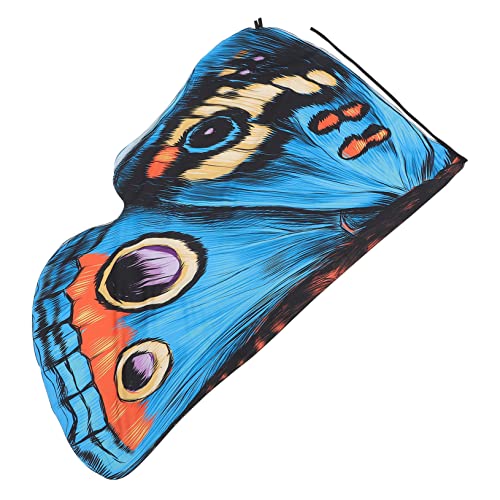 COLLBATH Schmetterlingsschal Schmetterling Mantel Kostüm Schmetterling Kostüm Umhang Kostüm Feenflügel Party Erwachsene Kap Rosa Schmetterlings-Cosplay Schmetterlingsflügel Kleid Polyester von COLLBATH