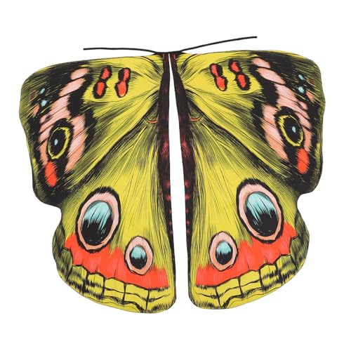 COLLBATH Schmetterlingsschaldekoration Halloween Costume Halloween Kleidung Costume Halloween Kostüm Schmetterlingsflügel Feenflügel für Erwachsene Flügel der Feenschmetterlinge Polyester COLLBATH Schmetterlingsschaldekoration Halloween Costume Halloween Kleidung Costume Halloween Kostüm Schmetterlingsflügel Feenflügel für Erwachsene Flügel der Feenschmetterlinge Polyester von COLLBATH