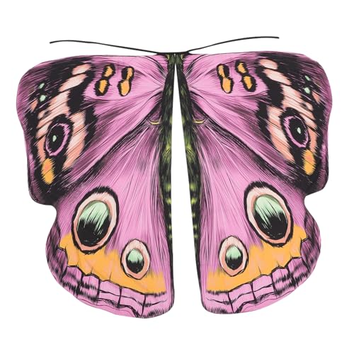 COLLBATH Schmetterlingsschaldekoration Kinderfeenflügel Feenflügel Für Erwachsene Flügel Der Feenschmetterlinge Halloween-kostüme Für Frauen Schmetterlingsflügel Erwachsener Polyester von COLLBATH