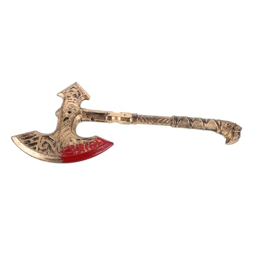 COLLBATH Simulierte Waffenprops Halloween-Performance-Requisite Dekorative Axtstütze Halloween Axe Prop Halloween-streich-Requisite -Ornament Plastik Golden COLLBATH Simulierte Waffenprops Halloween-Performance-Requisite Dekorative Axtstütze Halloween Axe Prop Halloween-streich-Requisite -Ornament Plastik Golden von COLLBATH