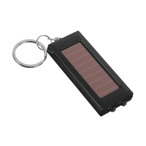 COLLBATH Solar-Taschenlampe Solar angetriebener Schlüsselbund Taschenlampe tragbare Taschenlampe Keychain Blinker Wandern Schlüsselanhänger Taschenlampe Abs Black COLLBATH Solar-Taschenlampe Solar angetriebener Schlüsselbund Taschenlampe tragbare Taschenlampe Keychain Blinker Wandern Schlüsselanhänger Taschenlampe Abs Black von COLLBATH