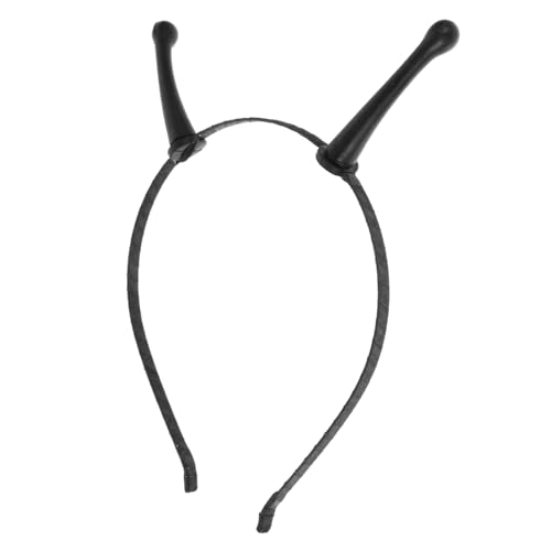 COLLBATH Stirnband Jungen Haarreifen Antennen Stirnband Stirnbänder Silber Halloween Haarschmuck Klein Feier Kostüm Party Gastgeschenke Antennen Marsianer Erwachsene Kunststoff Schwarz von COLLBATH