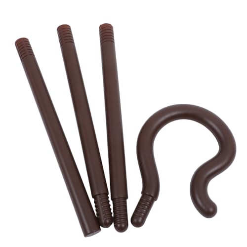 COLLBATH Stock Verkleiden Sie Halloween- Party-Cosplay-krücke Cosplay -Requisite Personal-kostüm-Requisite Kostümzubehör Rohrstütze Jazz-deko-Requisite Plastik Brown COLLBATH Stock Verkleiden Sie Halloween- Party-Cosplay-krücke Cosplay -Requisite Personal-kostüm-Requisite Kostümzubehör Rohrstütze Jazz-deko-Requisite Plastik Brown von COLLBATH