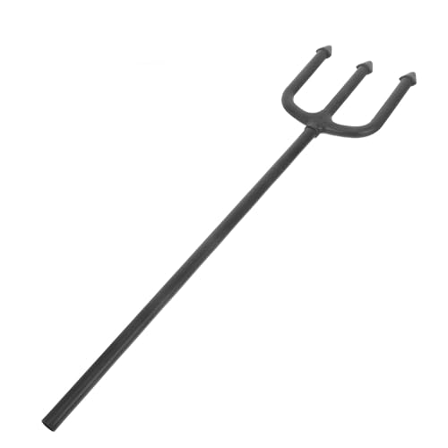 COLLBATH Teufelsgabel Halloween Heugabel Realistisch Beängstigend Inc. Chef Halloween-dämonen-Requisite Cosplay Pitchgabel Cosplay Dämon Prop Dämonenstütze Black Abs COLLBATH Teufelsgabel Halloween Heugabel Realistisch Beängstigend Inc. Chef Halloween-dämonen-Requisite Cosplay Pitchgabel Cosplay Dämon Prop Dämonenstütze Black Abs von COLLBATH