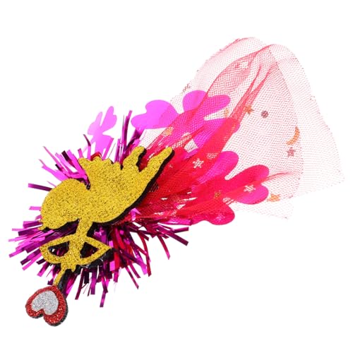 COLLBATH Valentinstag Haarklammer Herzförmiger Haarschmuck Bunte Kleine Haarspange für Frauen Flexibel und Langlebig für Partydekoration und Romantische Looks von COLLBATH