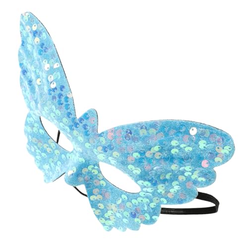 COLLBATH Venezianische Schmetterling-Maske für Damen mit Funkelnden Pailletten Bequemer Sitz Sichere Fixierung für Maskenball Kostümparty Halloween und Themenveranstaltungen von COLLBATH