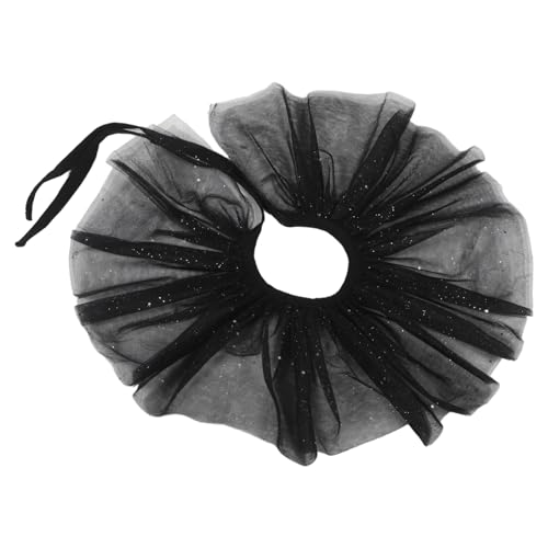 COLLBATH Vintage Tüllkragen mit Glitzereffekt Rüschen Clown Halskragen Bühnenaccessoire für Renaissance Cosplay Halloween Masquerade Stilvoll und Auffällig COLLBATH Vintage Tüllkragen mit Glitzereffekt Rüschen Clown Halskragen Bühnenaccessoire für Renaissance Cosplay Halloween Masquerade Stilvoll und Auffällig von COLLBATH
