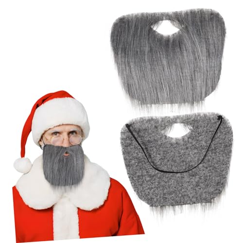 COLLBATH für Kostüme Realistischer Kunstbart mit Verstellbarem Strap für Halloween und Weihnachten Bequemes Material Leicht und Angenehm zu Tragen von COLLBATH