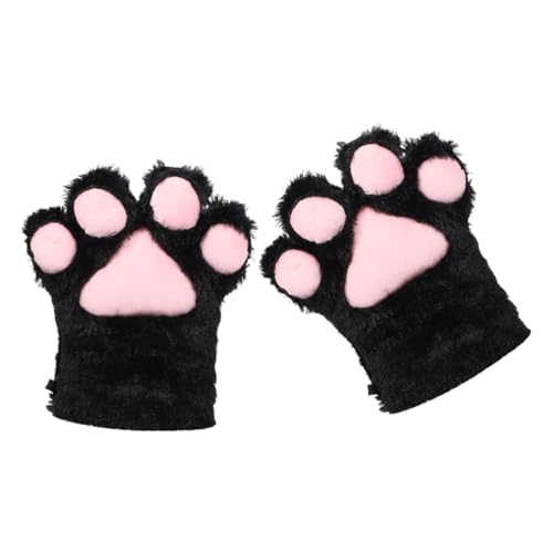 COLLBATH 1 Paar Plüsch-katzenhandschuhe Für Jungen Und Mädchen Cosplay-fäustlinge Flauschige Tierfäustlinge Warme Handschuhe COLLBATH 1 Paar Plüsch-katzenhandschuhe Für Jungen Und Mädchen Cosplay-fäustlinge Flauschige Tierfäustlinge Warme Handschuhe von COLLBATH