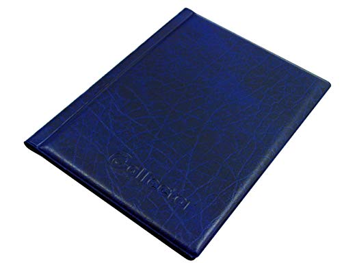 COLLECTOR Coin Album for 108 mix size coins small medium large COIN BOOK FOLDER - BLUE von COLLECTOR