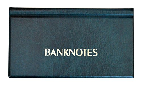 Collector SAMMLERALBUM FÜR BANKNOTEN Notizen Banknotenalbum mit 20 Seiten 8x17cm (grün) von COLLECTOR